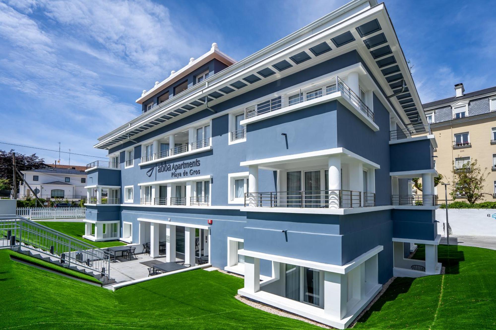Abba Apartments Playa De Gros San Sebastian Bagian luar foto