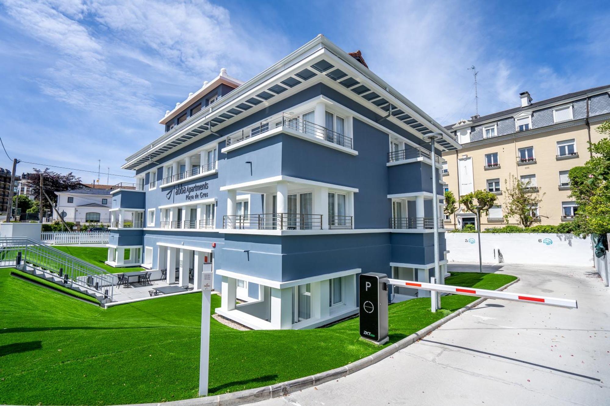 Abba Apartments Playa De Gros San Sebastian Bagian luar foto