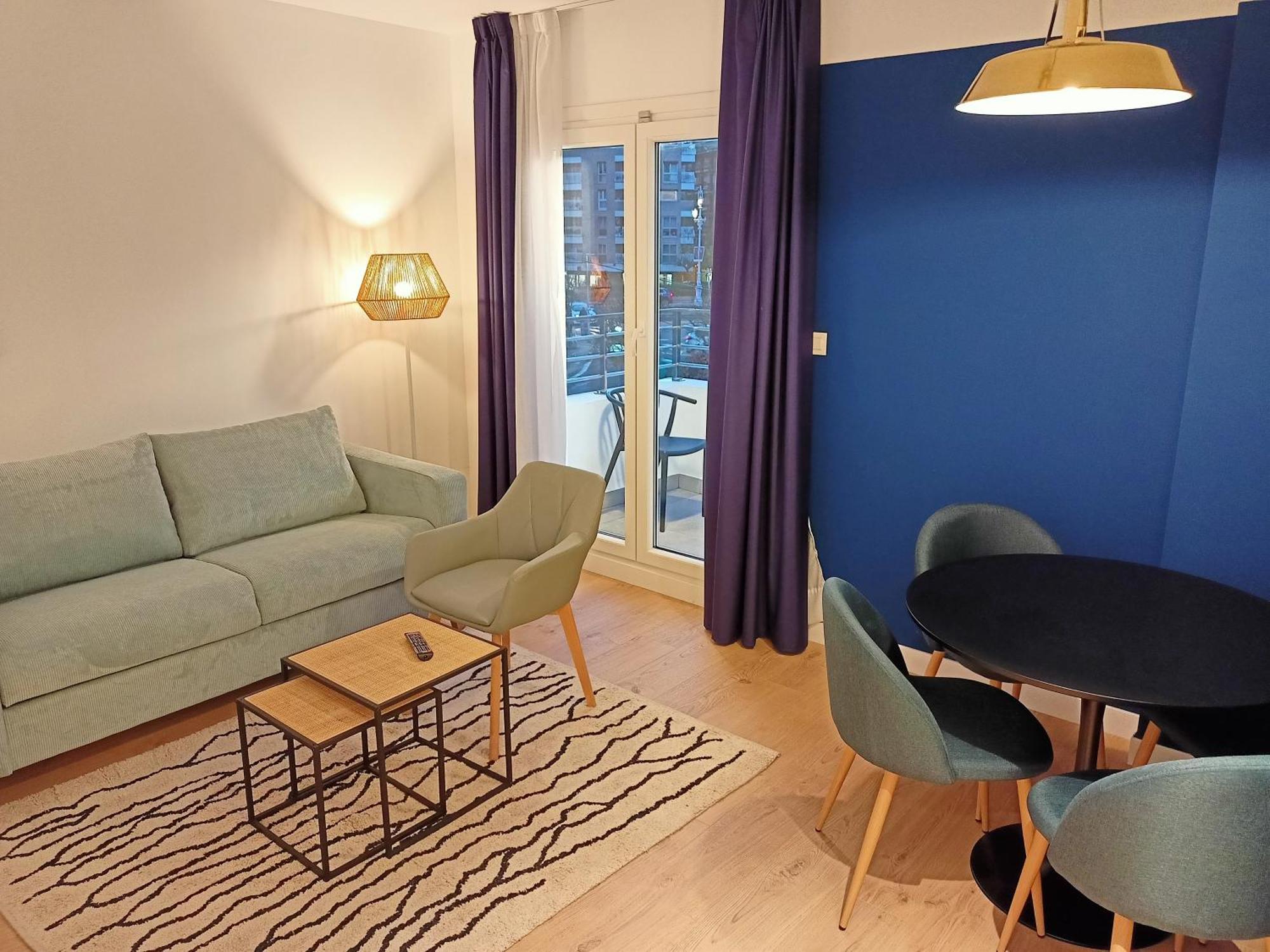 Abba Apartments Playa De Gros San Sebastian Bagian luar foto